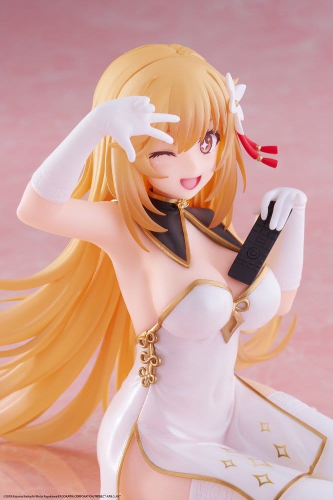 A Certain Scientific Railgun PVC Statue Desktop Cute Figure Misaki Shokuho Chinese Dress Ver. 13 cm - Image 8