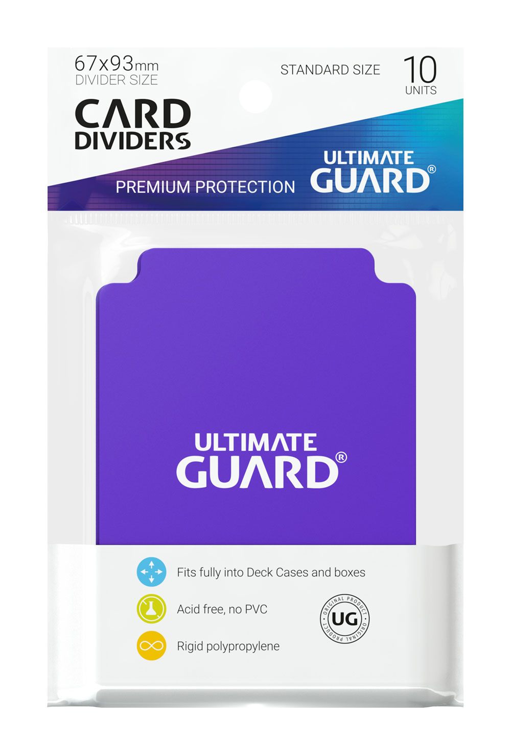 Ultimate Guard Card Dividers Standard Size (10) - Purple - Image 2