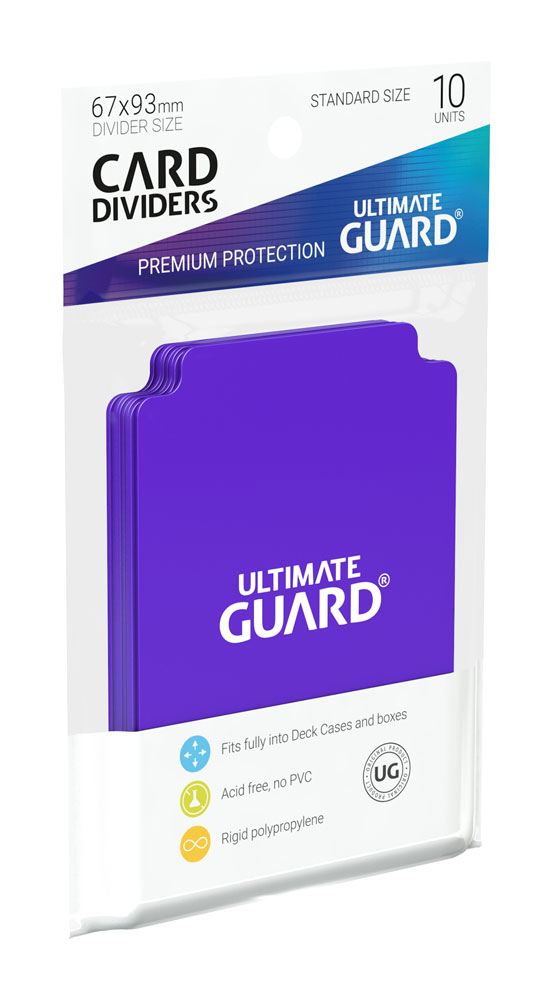 Ultimate Guard Card Dividers Standard Size (10) - Purple - Image 3
