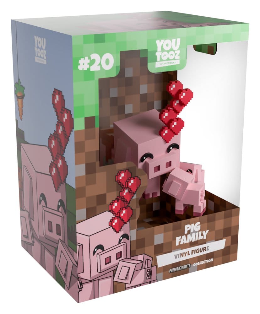 Minecraft Vinyl Figure Pig Family 8 cm - Image 4