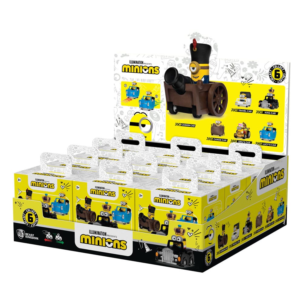 Minions Zoom Hero Pullback Vehicles with Figures Blind Box Assortment (12) - Image 4