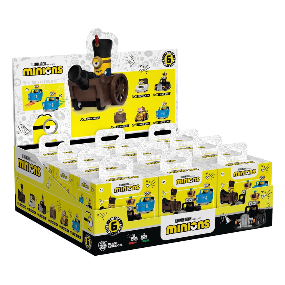 Minions Zoom Hero Pullback Vehicles with Figures Blind Box Assortment (12) - Image 5
