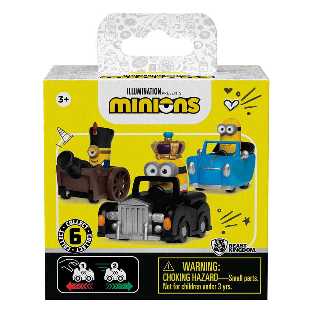 Minions Zoom Hero Pullback Vehicles with Figures Blind Box Assortment (12) - Image 6