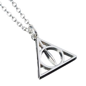 Harry Potter Deathly Hallows silver necklace