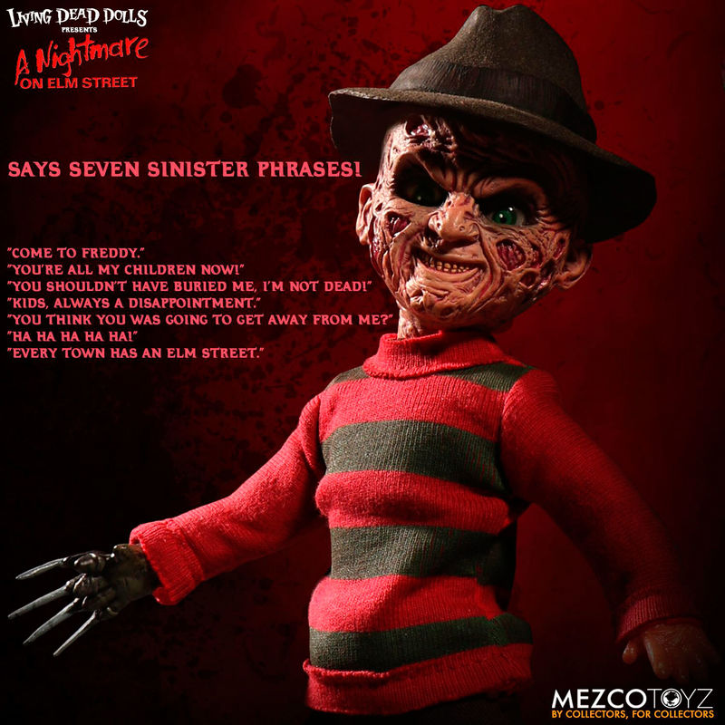 English A Nightmare on ELM Street Freddy Krueger Talking doll 25cm - Image 4
