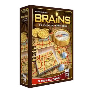 BRAINS treasure map board game