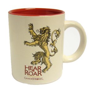 Game of Thrones Lannister red ceramic mug