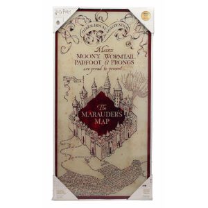 Harry Potter Map Marauder glass poster