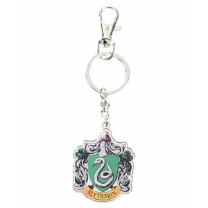 Harry Potter Slytherin shield metal keychain