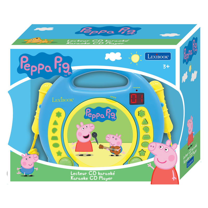 Peppa Pig CD player with microphones