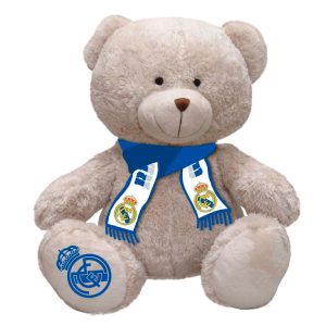 Real Madrid Bear with Scarf plush toy 35cm