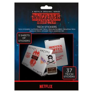 Stranger Things set 37 tech stickers