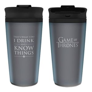 Game of Thrones  I Drink And I Know Things travel mug