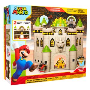 Mario Bros deluxe Bowser Castle playset