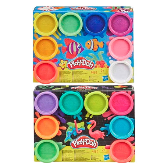 Play-Doh assorted Set 8 pots of modelling clay