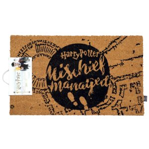 Harry Potter Mischief Managed doormat