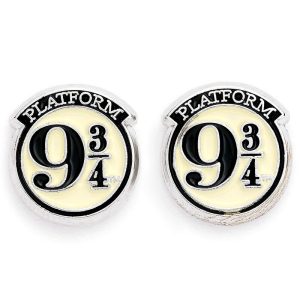 Harry Potter Platform 9 3/4 silver plated stud earrings