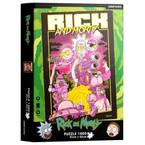 Rick and Morty Retro Poster puzzle 1000pcs