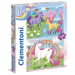 Unicorns puzzle 2x20pcs