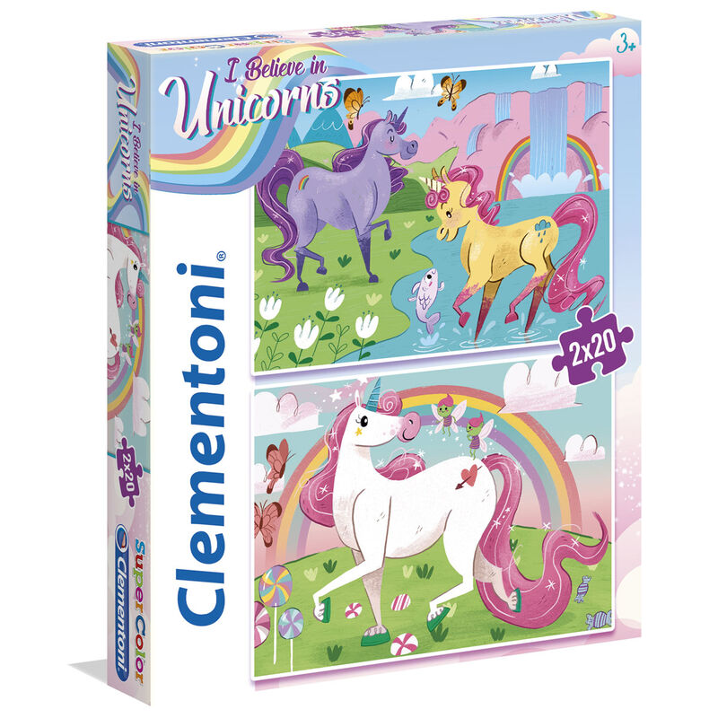 Unicorns puzzle 2x20pcs