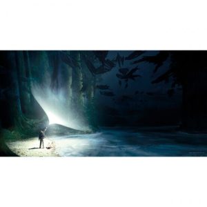Harry Potter Expecto Patronum glass poster