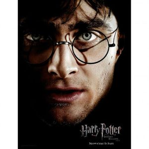 Harry Potter Harry Face glass poster