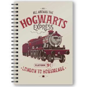 Harry Potter All Aboard The Hogwarts Express A5 3D Notebook
