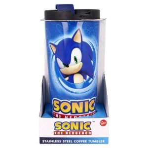Sonic The Hedgehog stainless steel coffee tumbler 425ml