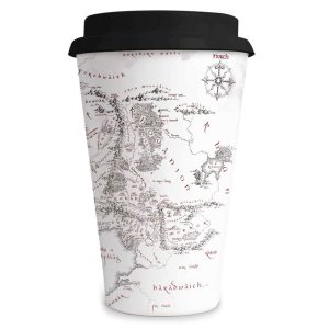 The Lord of the Rings Middle Earth Map travel mug