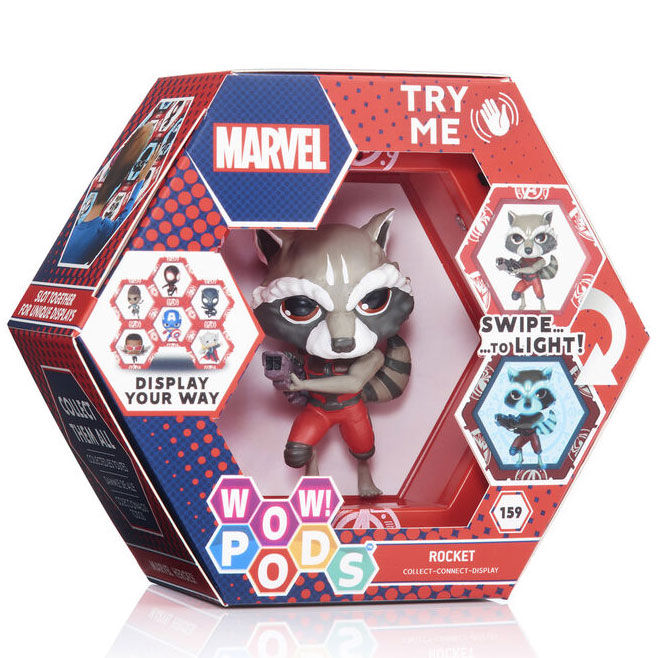 WOW! POD Marvel Rocket Raccoon led figure - Image 2