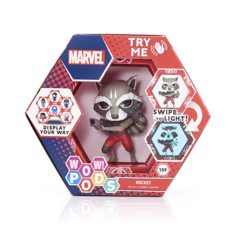 WOW! POD Marvel Rocket Raccoon led figure - Image 3