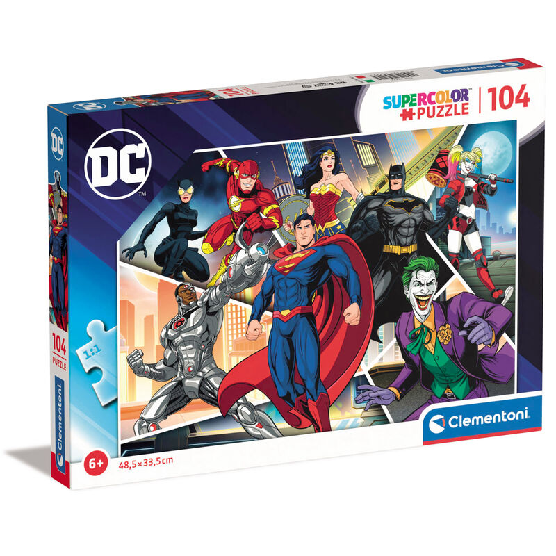 DC Comics Superheros puzzle 104pcs