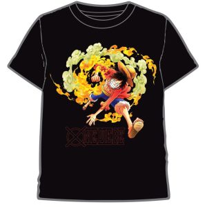 One Piece Attack Luffy adult t-shirt