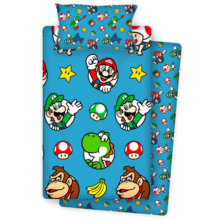 Super Mario Bros sheets set bed 90cm - Image 2