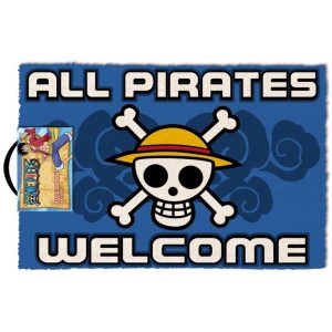 One Piece  All Pirates Welcome doormat