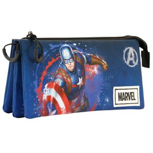 Marvel Captain America Full triple pencil case