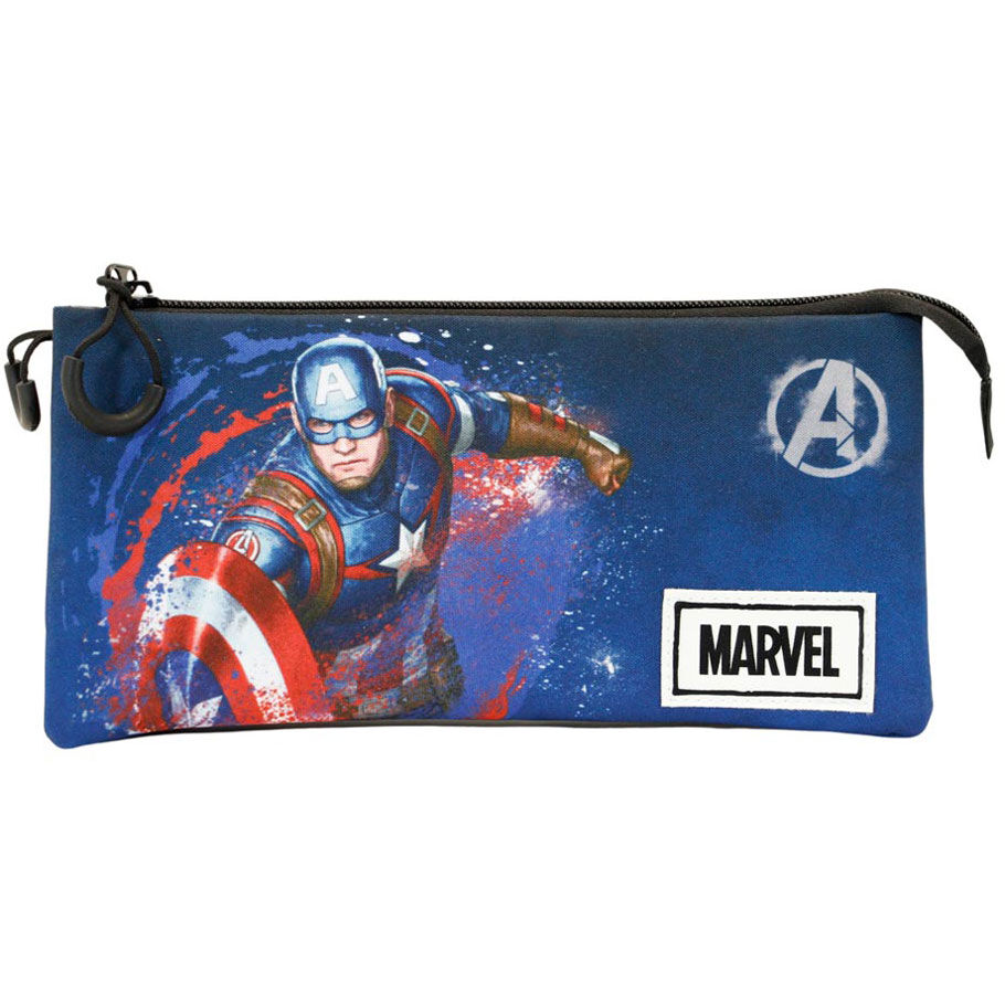 Marvel Captain America Full triple pencil case - Image 3