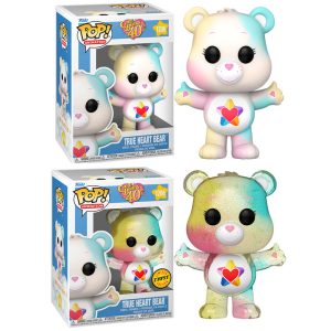 POP figure Care Bears 40th Anniversary True Heart Bear 5 + 1 Chase