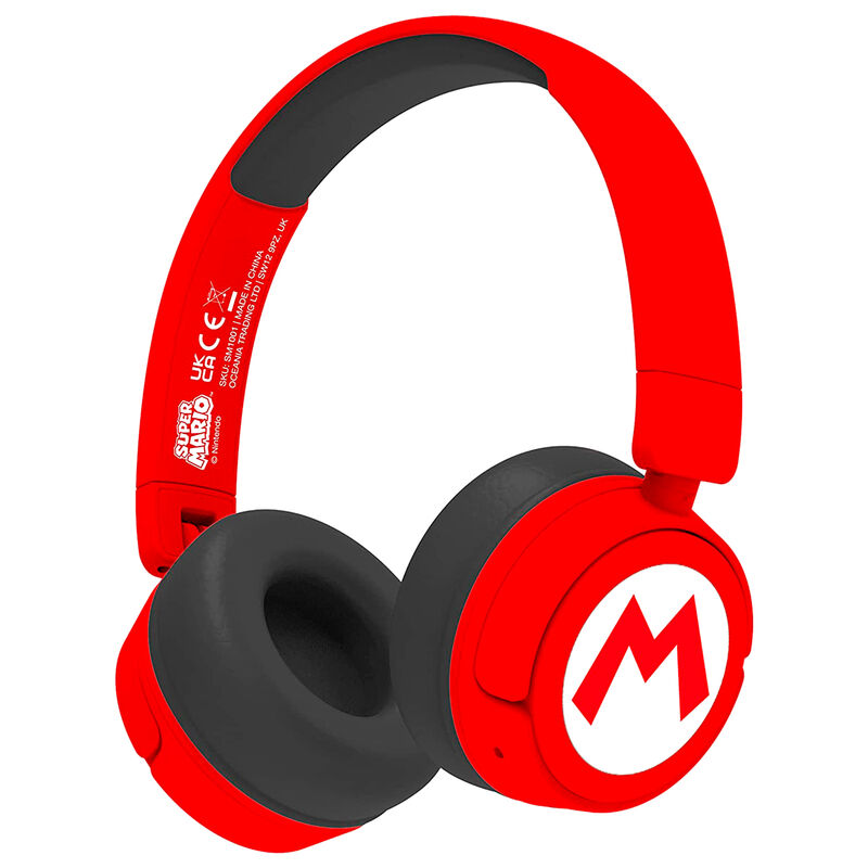 Super Mario Bros Logo wireless kids headphones - Image 2