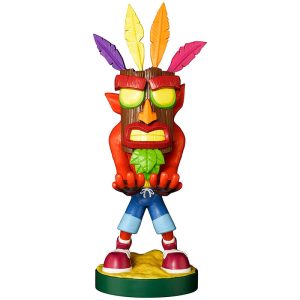 Crash Bandicoot Aku Aku figure clamping bracket Cable guy 20cm