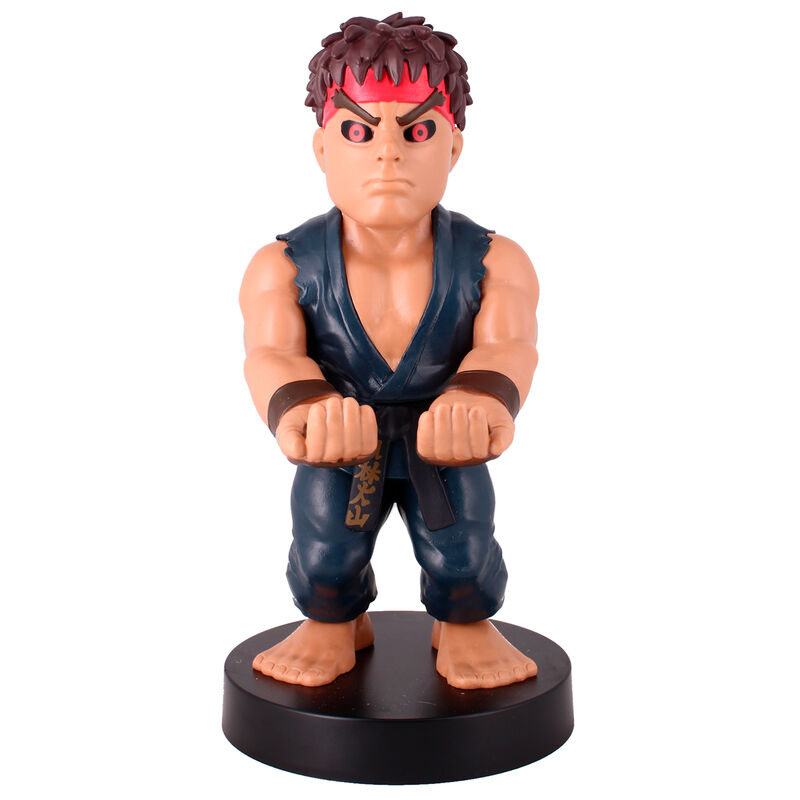 Street Fighter Evil Ryu figure clamping bracket Cable guy 20cm