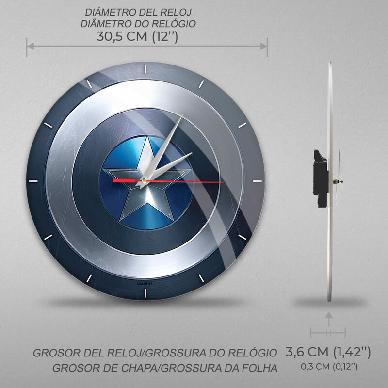Marvel Captain America wall clock - Image 4