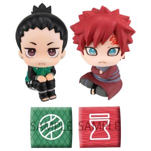 Pack 2 Figures Naruto Shippudem Look up Shikamaru Nara and Gaara  11cm