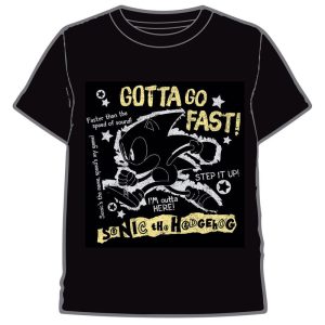 Sonic The Hedgehog Go Fast adult t-shirt