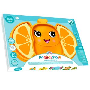 Frootimals Orangiefly anti-slip silicone plate