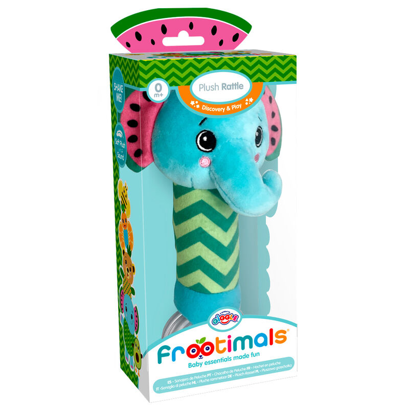 Frootimals Melany Melephant plush rattle