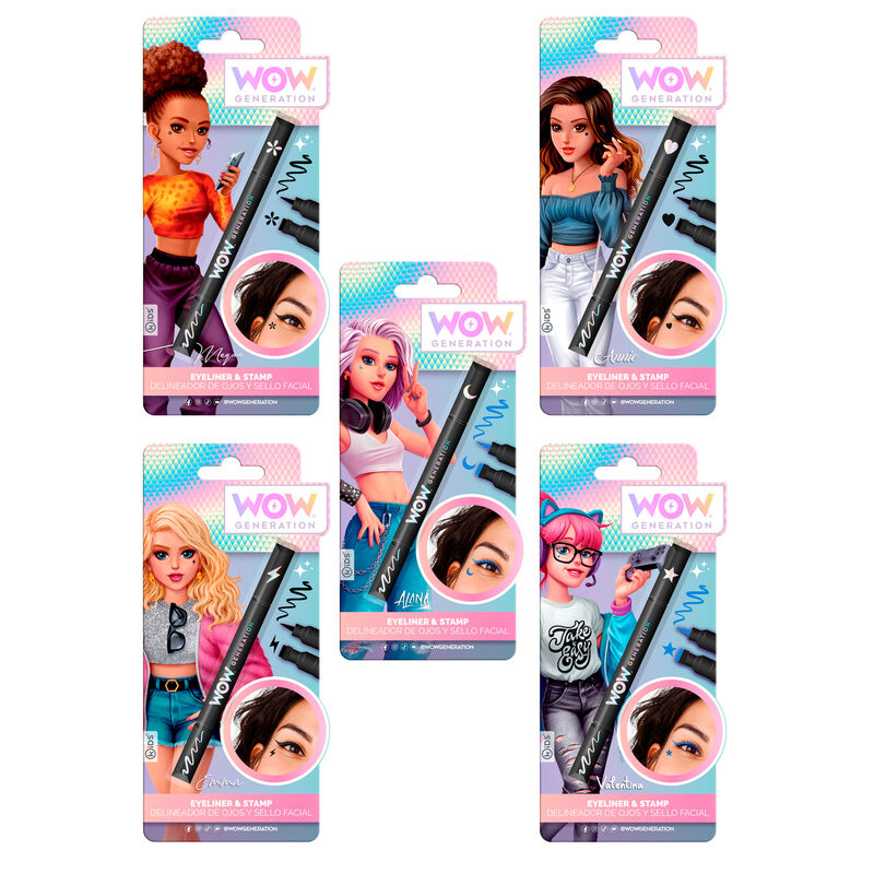 Wow Generation Eyeliner with facial seal assorted