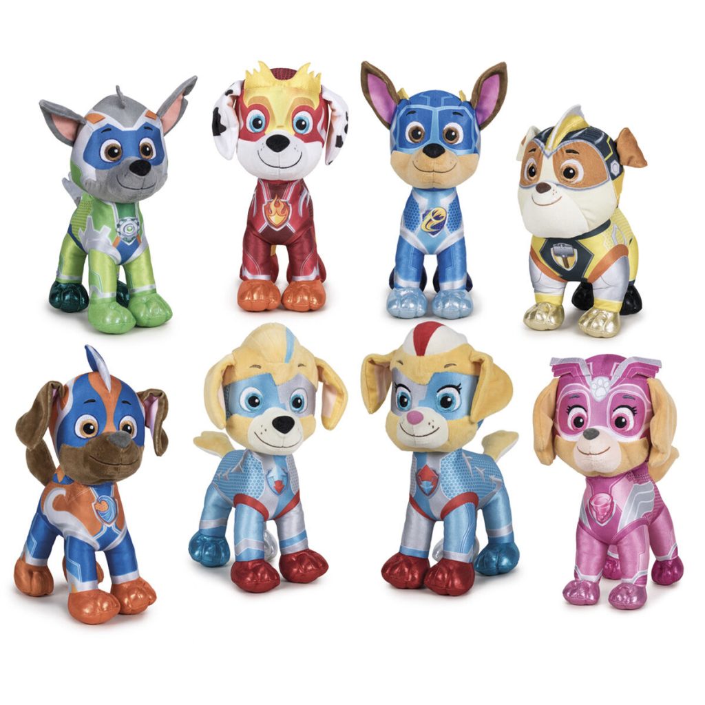 Paw Patrol Mighty Pups Super Paws assorted plush toy 19cm