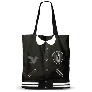Wednesday Varsity shopping bag