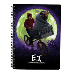 E.T. The Extra-Terrestrial Elliot 3D notebook